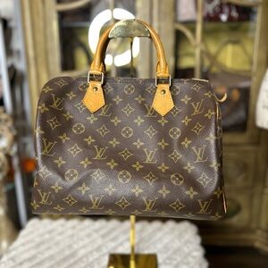 Louis Vuitton Speedy 30 Monogram Canvas (No Lock / No Key)